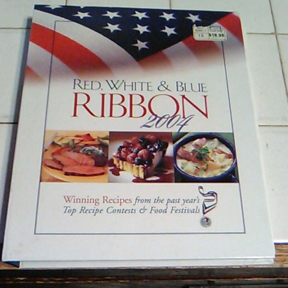 Red, White, and Blue Ribbon Cookbook